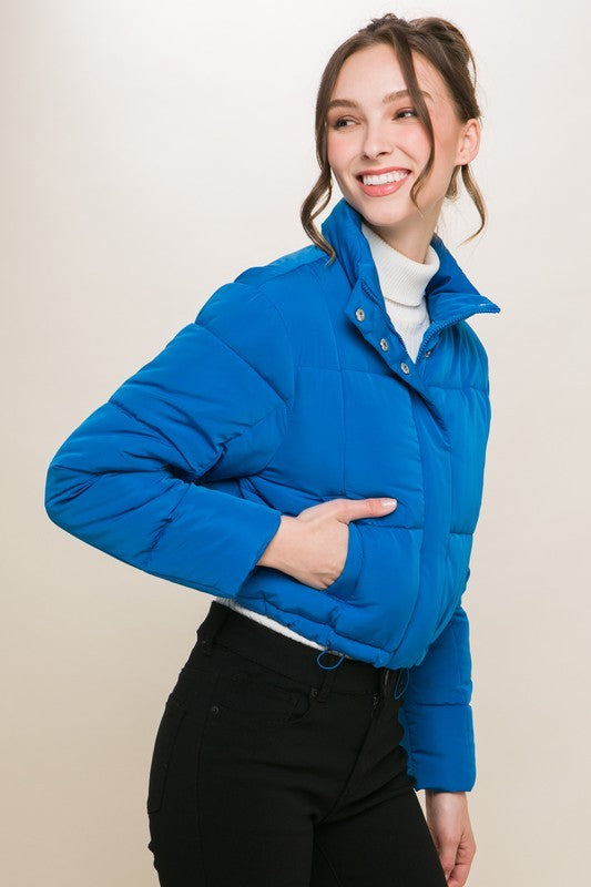 Zipper Puffer Jacket