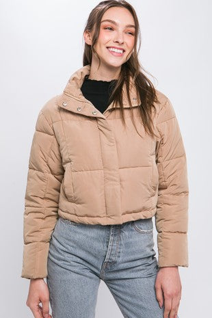 Zipper Puffer Jacket