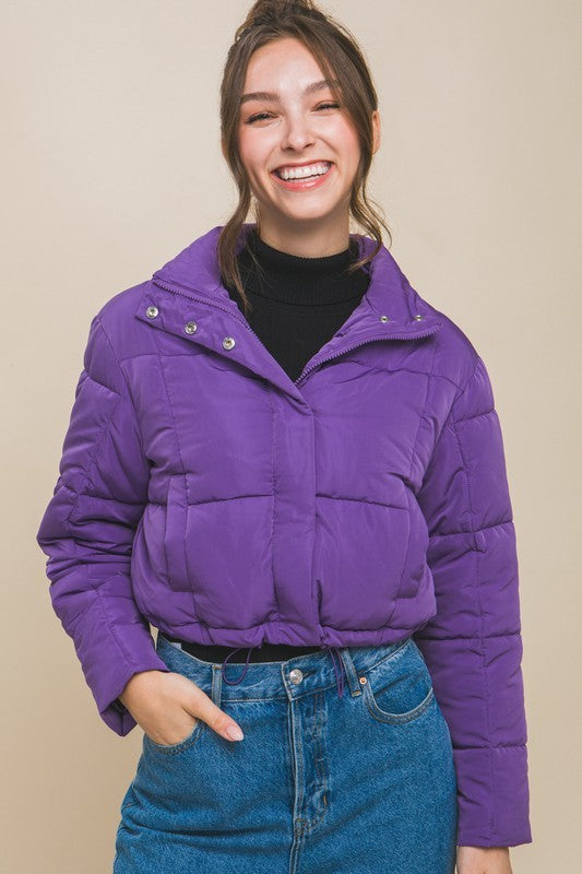 Zipper Puffer Jacket