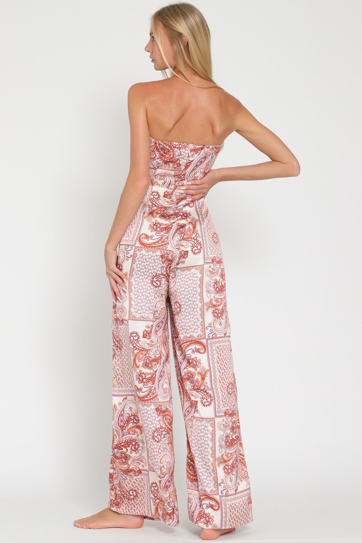 Boning Trim Jumpsuit