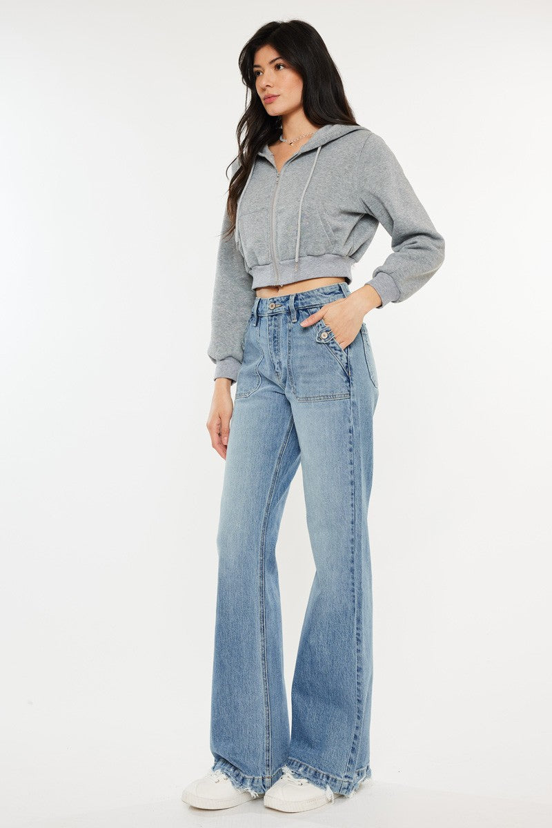 High Rise Flare Jeans