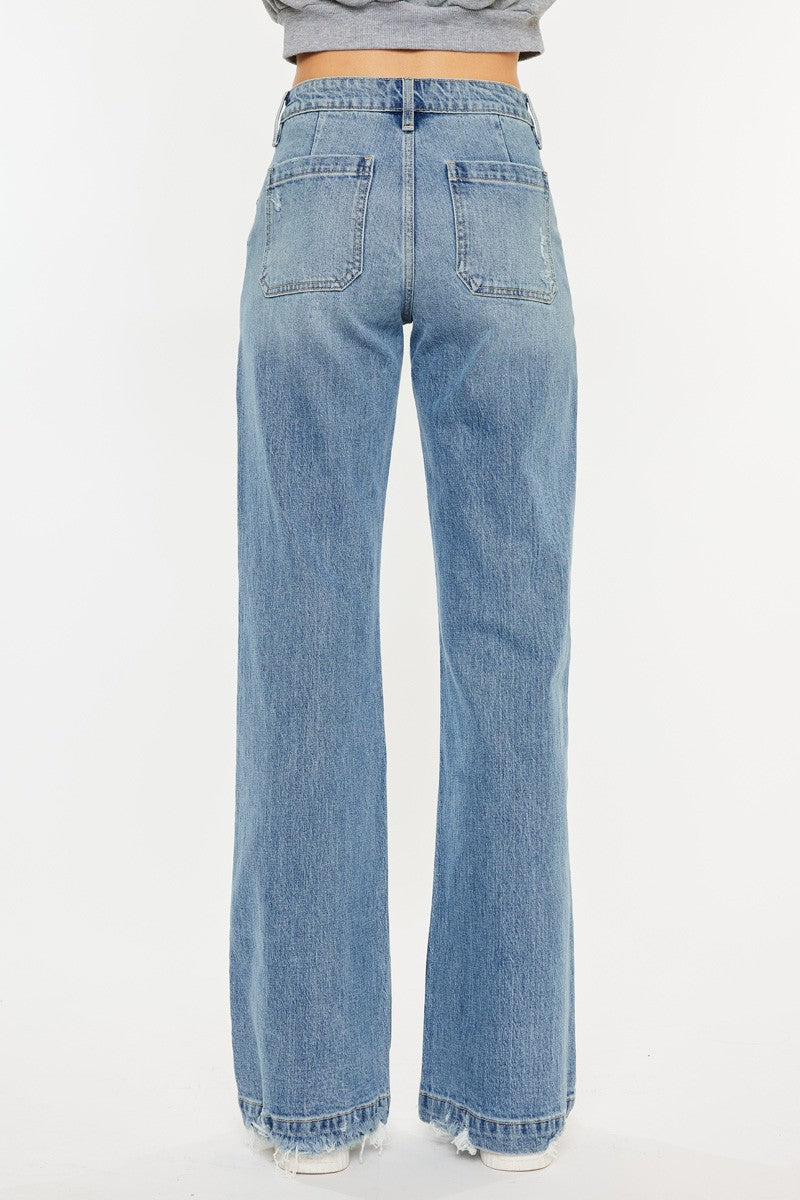 High Rise Flare Jeans