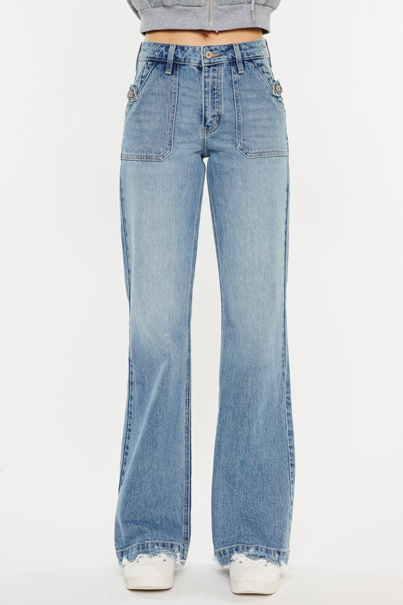 High Rise Flare Jeans