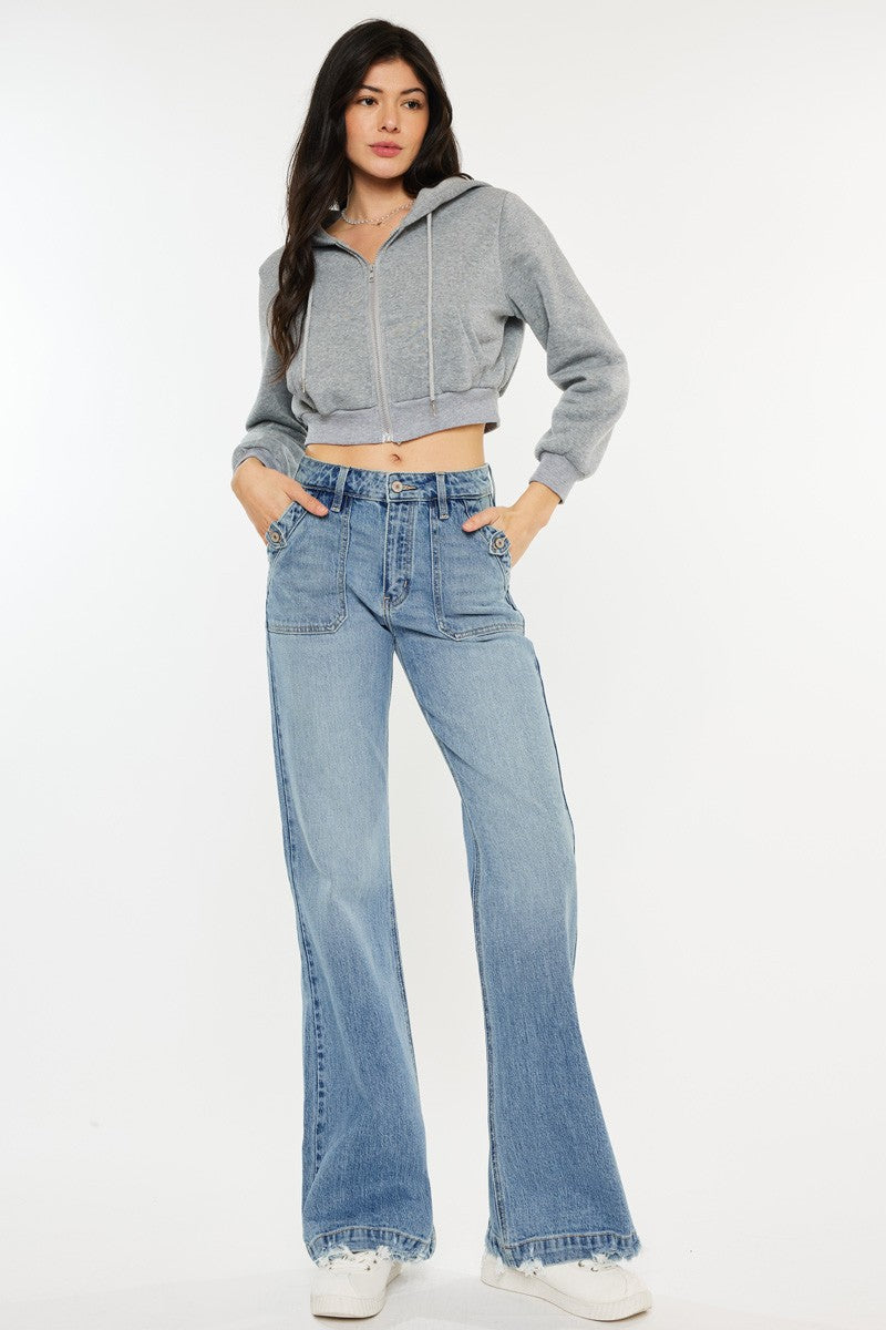 High Rise Flare Jeans