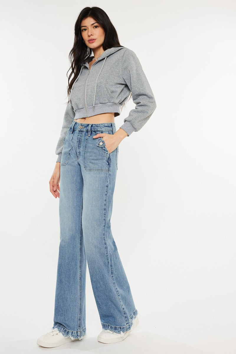 High Rise Flare Jeans