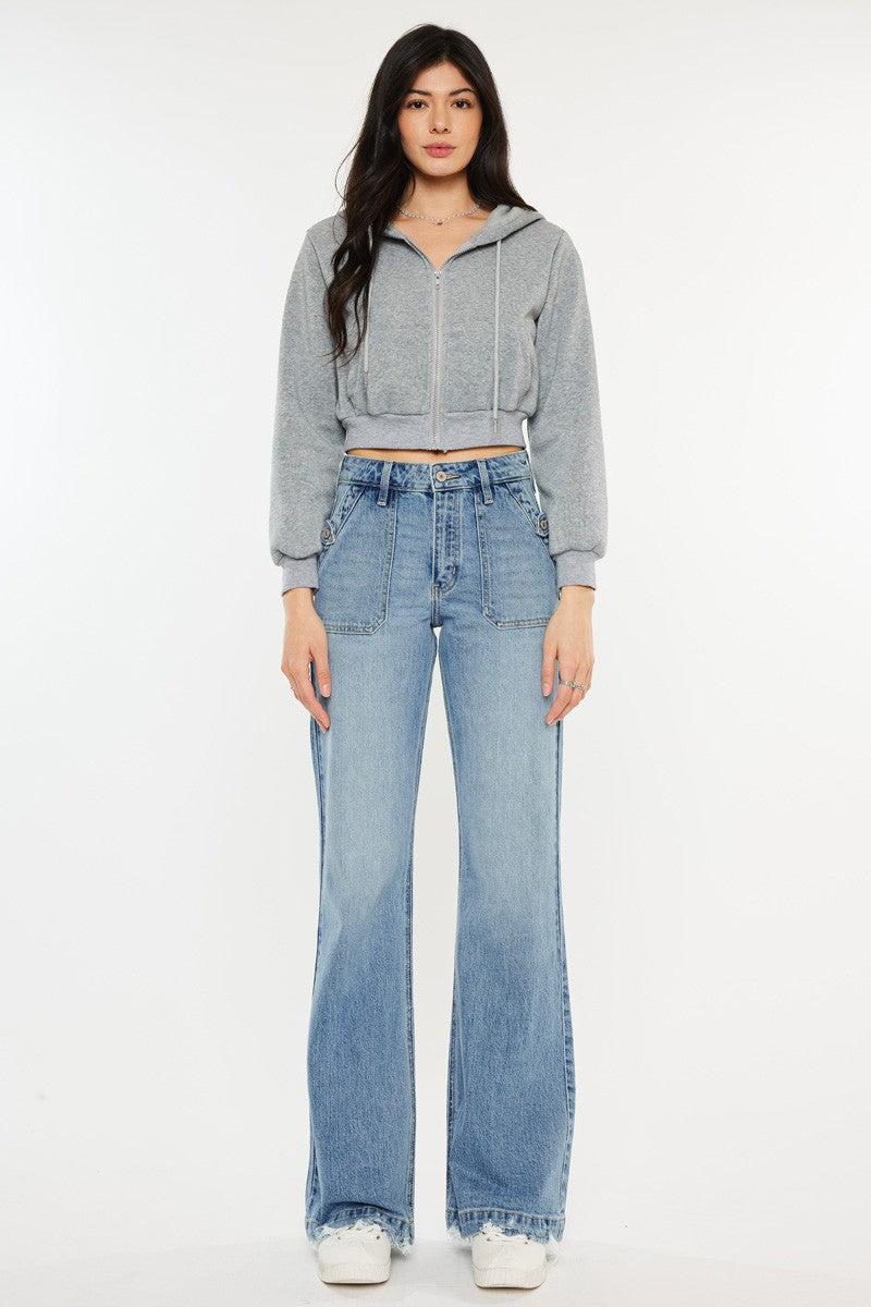 High Rise Flare Jeans