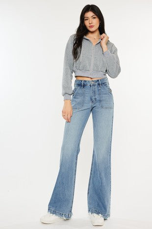 High Rise Flare Jeans