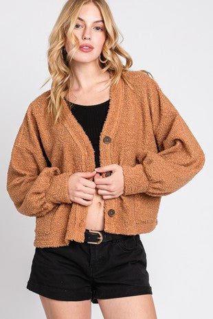 Teddy Bear Jacket Cardigan