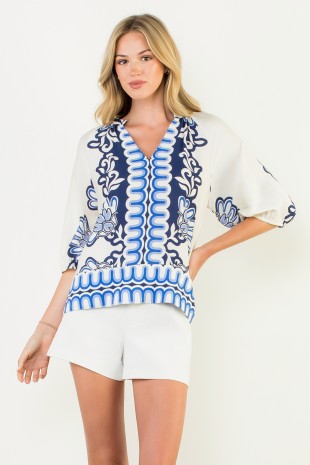 Balloon Sleeve Top