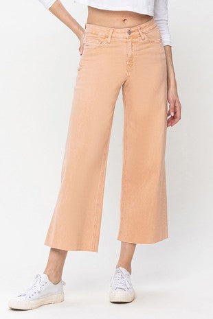 High Rise Crop Leg Jeans