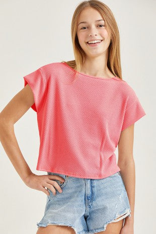 Cap Sleeve Crop Top