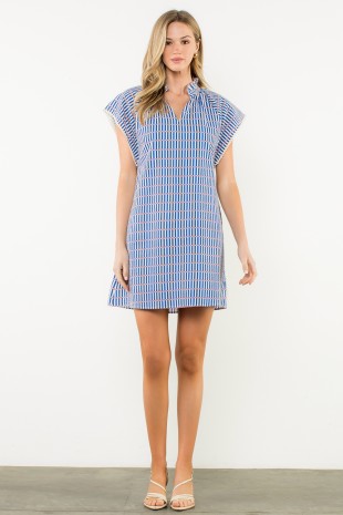 Striped Sleeve Dress