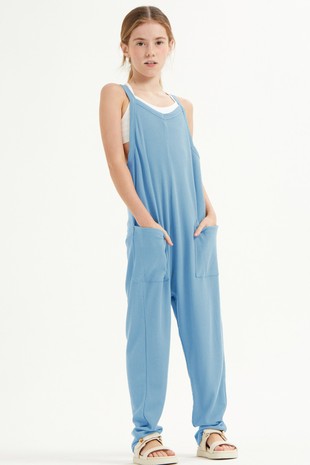 Sleeveless Jumpsuit Overall