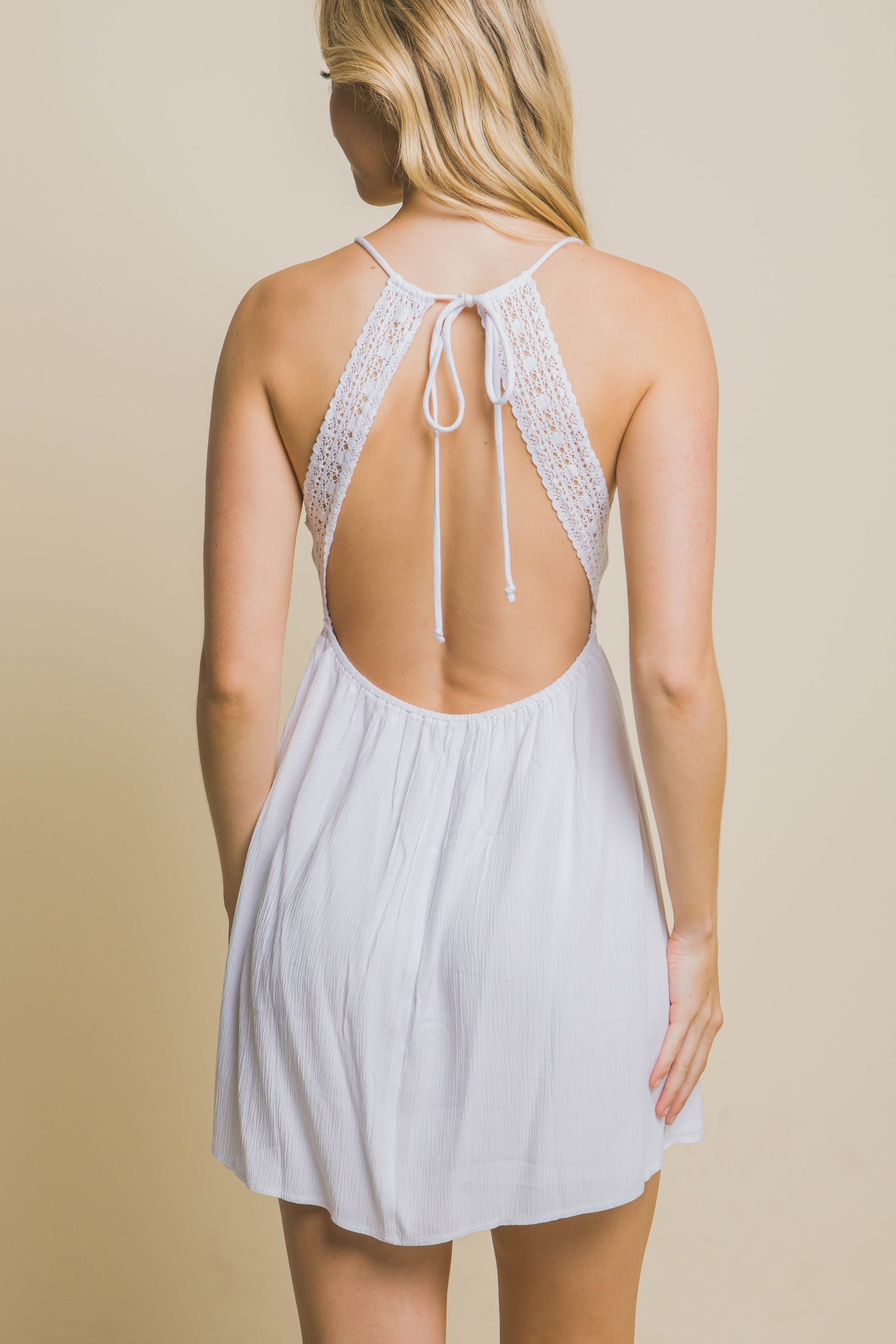 Open Back Detail Dress