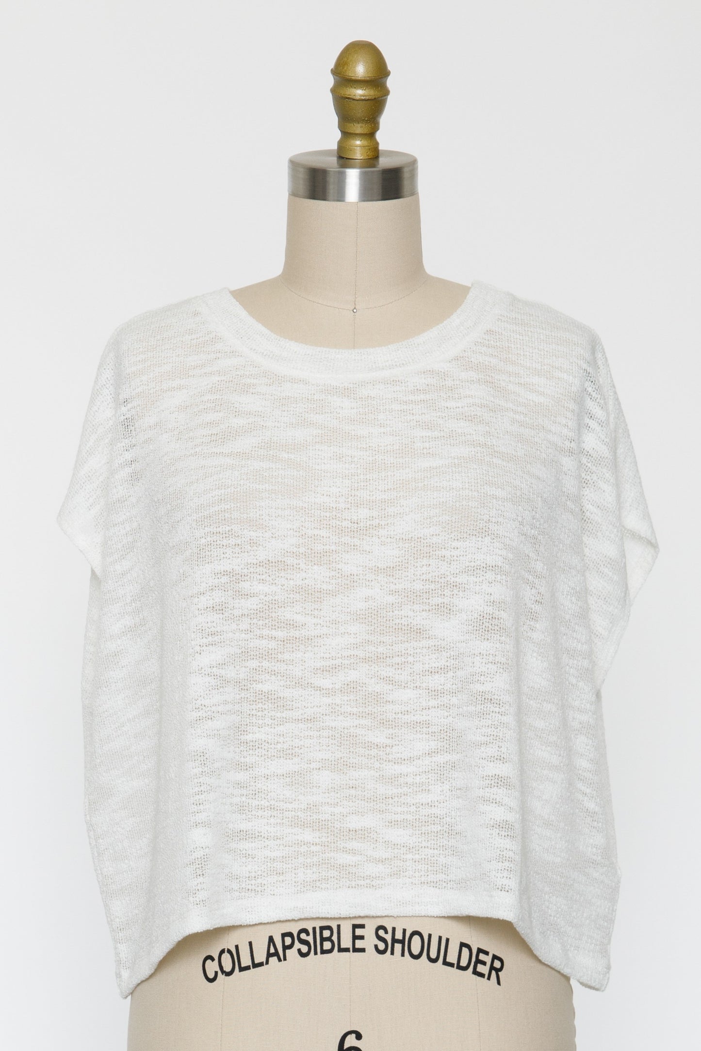 Round Neck Boxy Tee