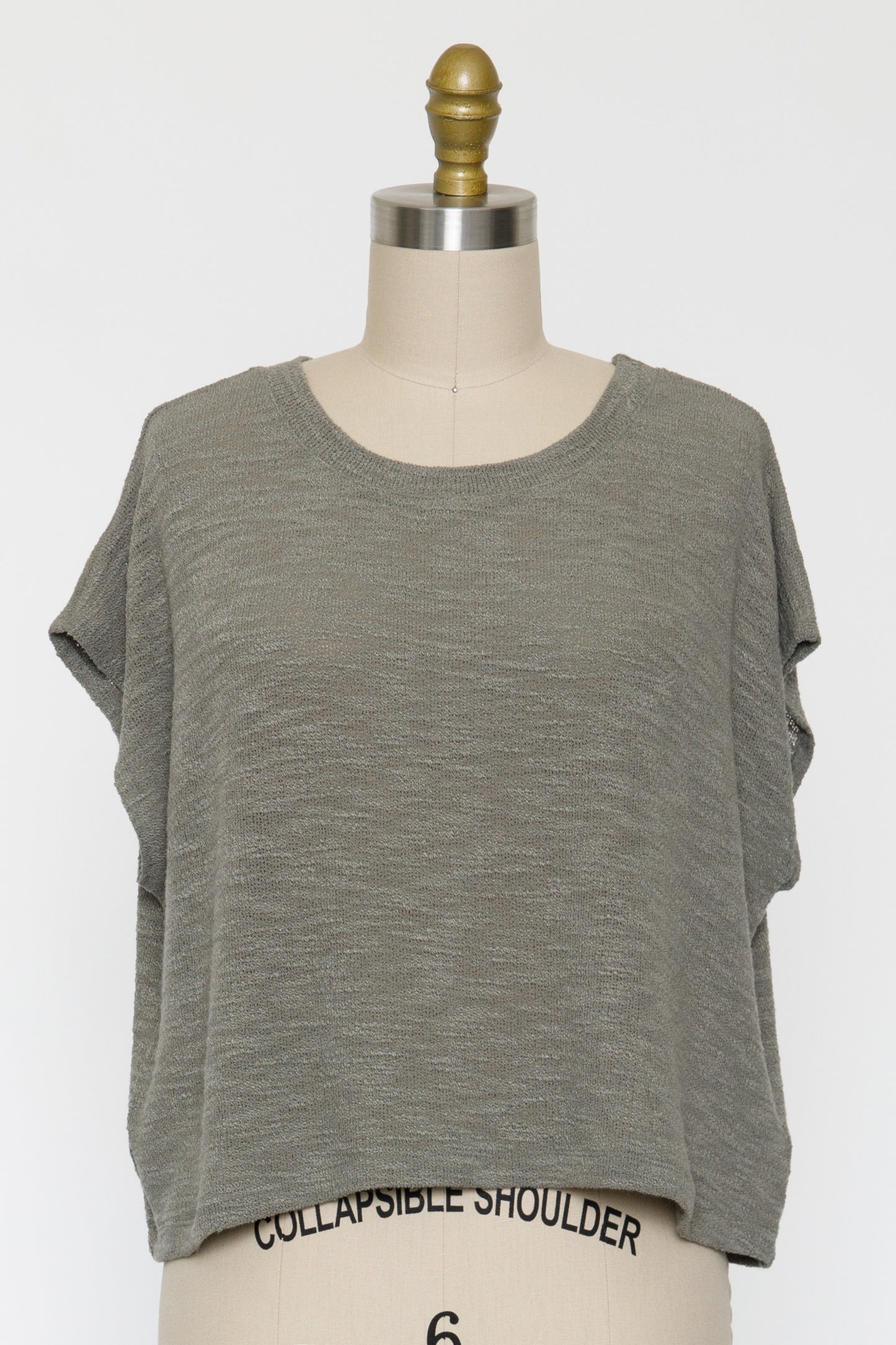 Round Neck Boxy Tee