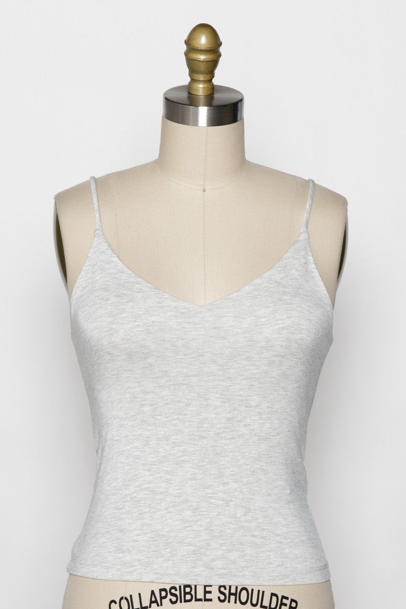 Fitted V-Neck Cami Top