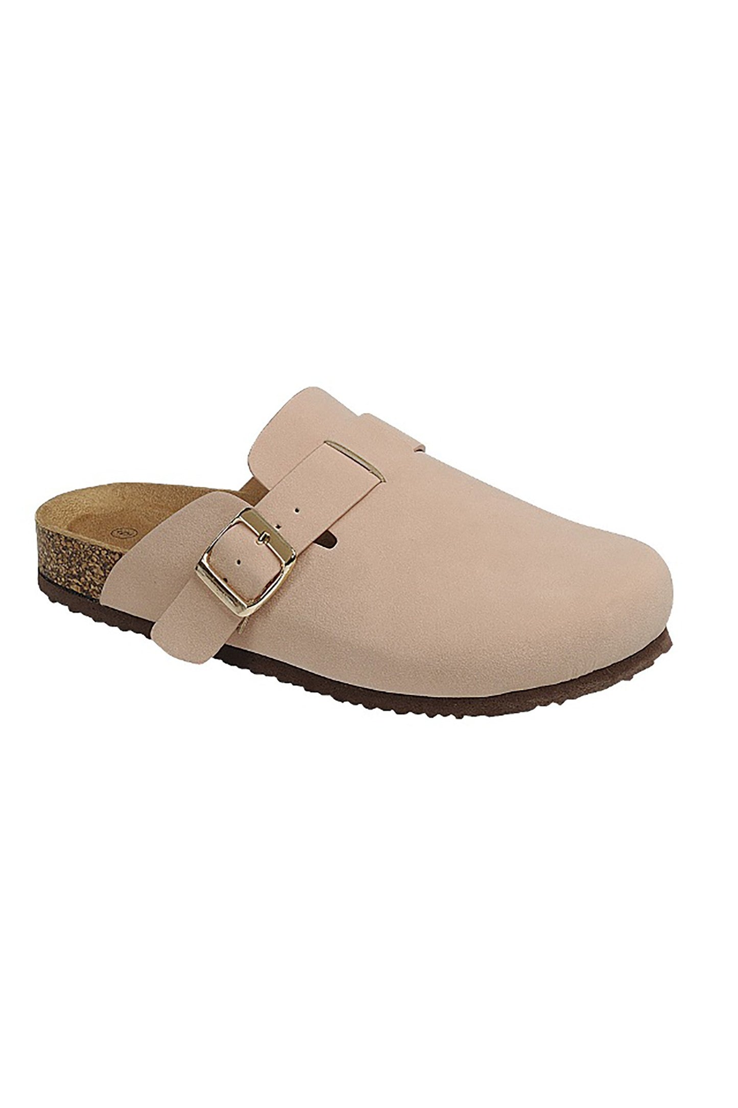 Leather Strap Clog Sandal