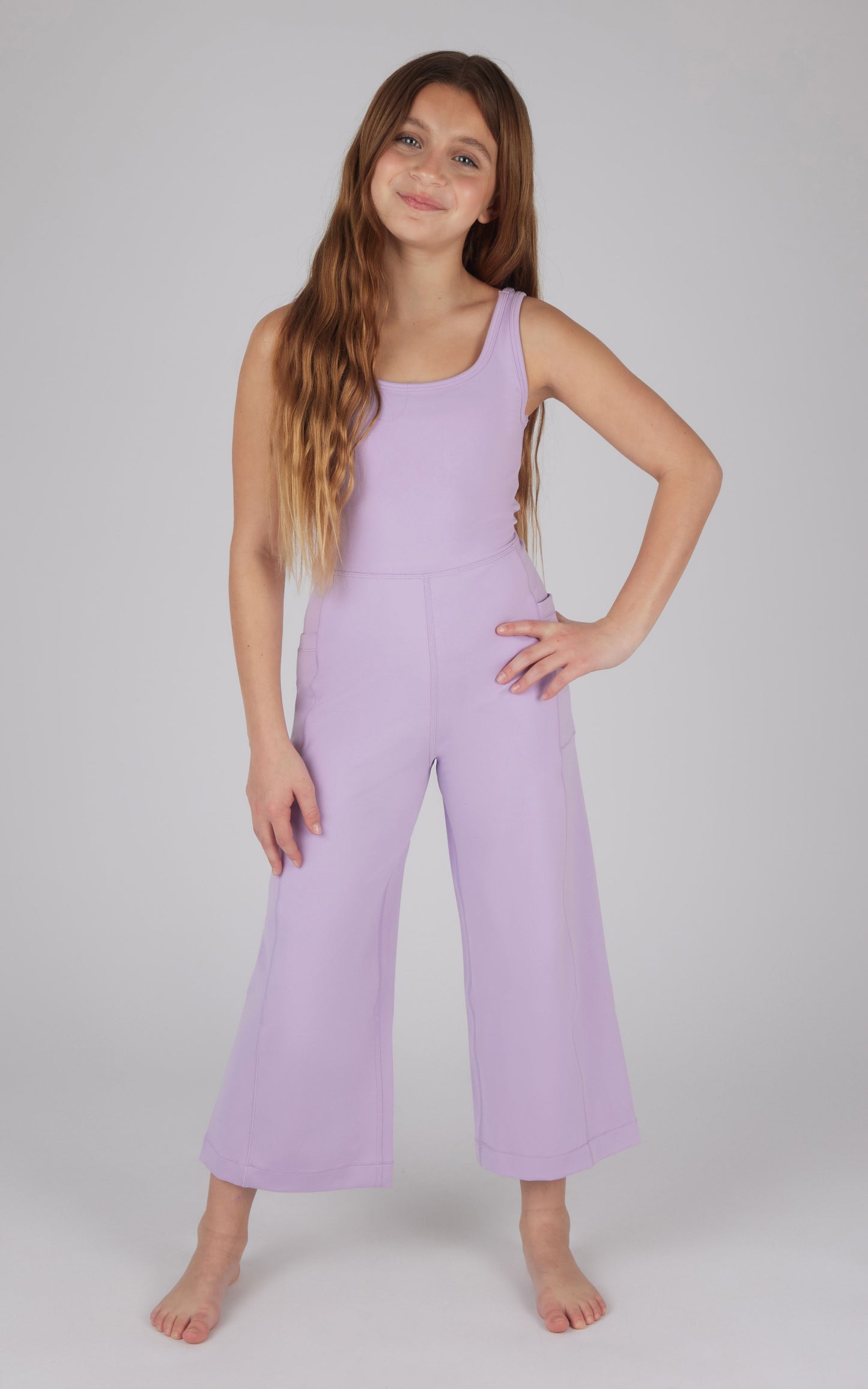 Interlock Wide Leg Romper