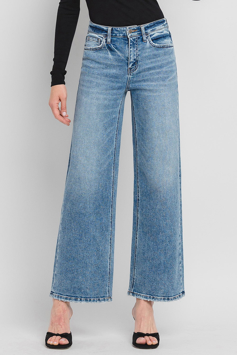 High Rise Loose Fit Jeans