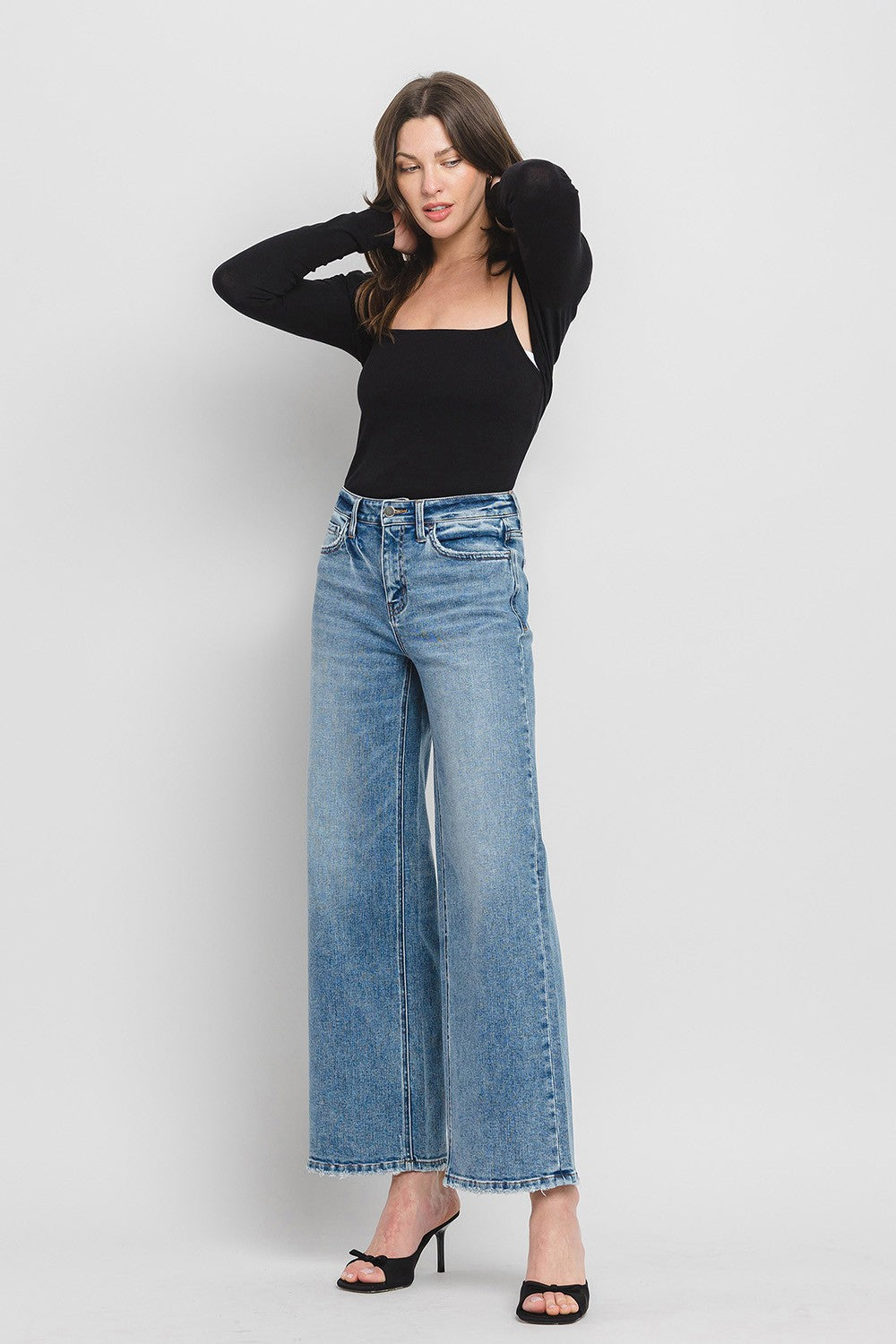 High Rise Loose Fit Jeans