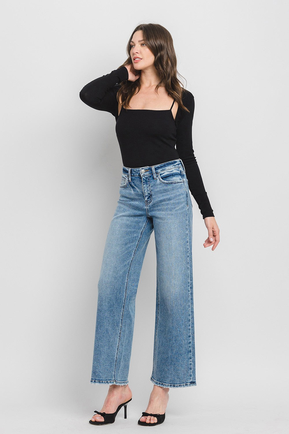 High Rise Loose Fit Jeans