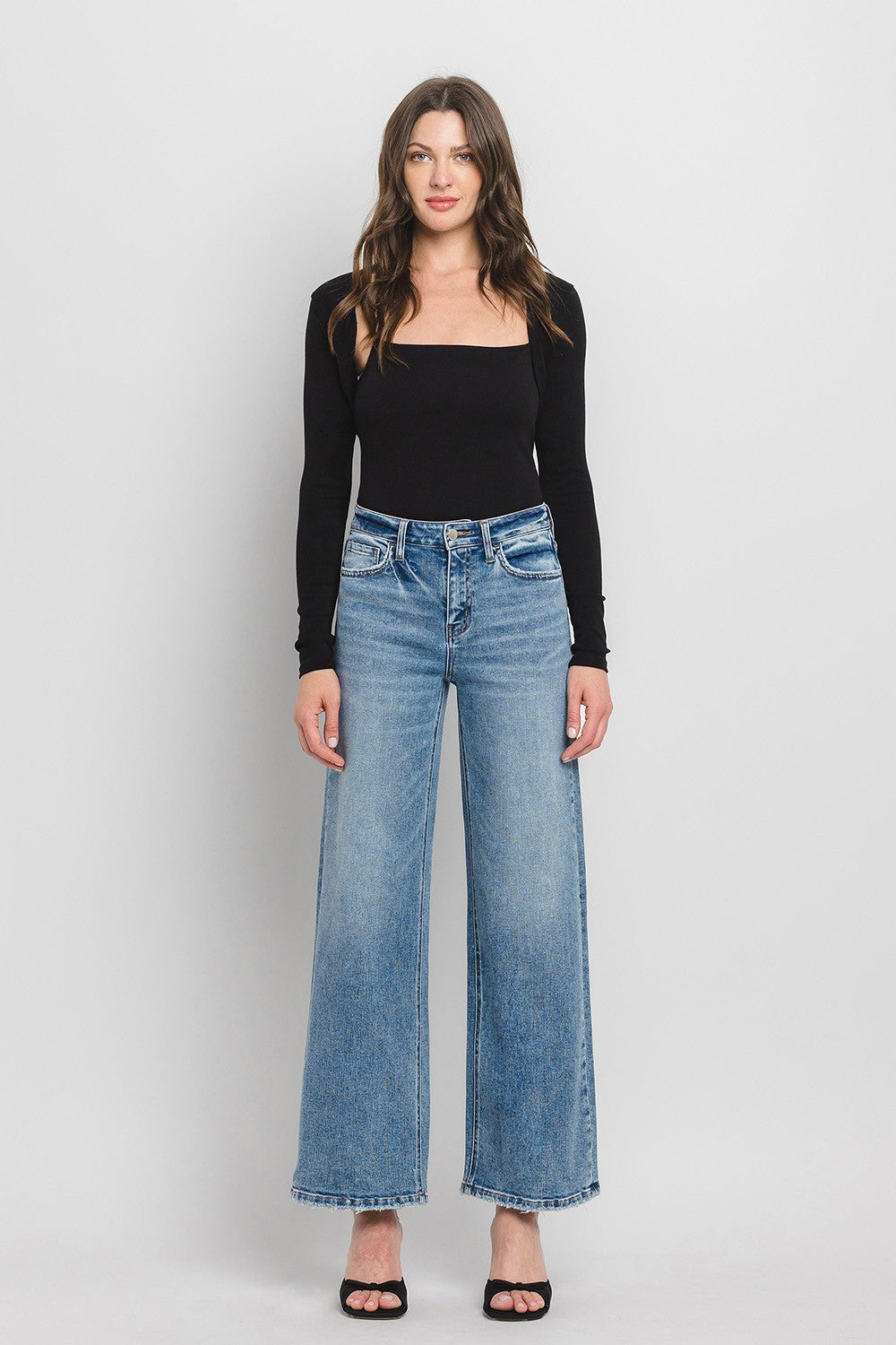 High Rise Loose Fit Jeans