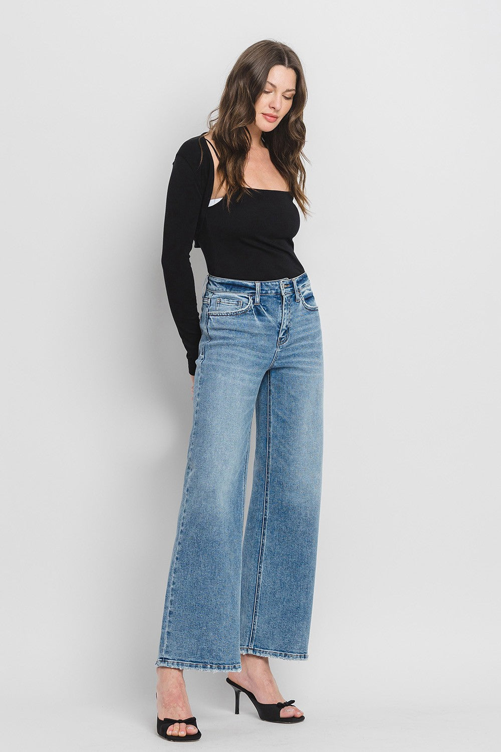 High Rise Loose Fit Jeans