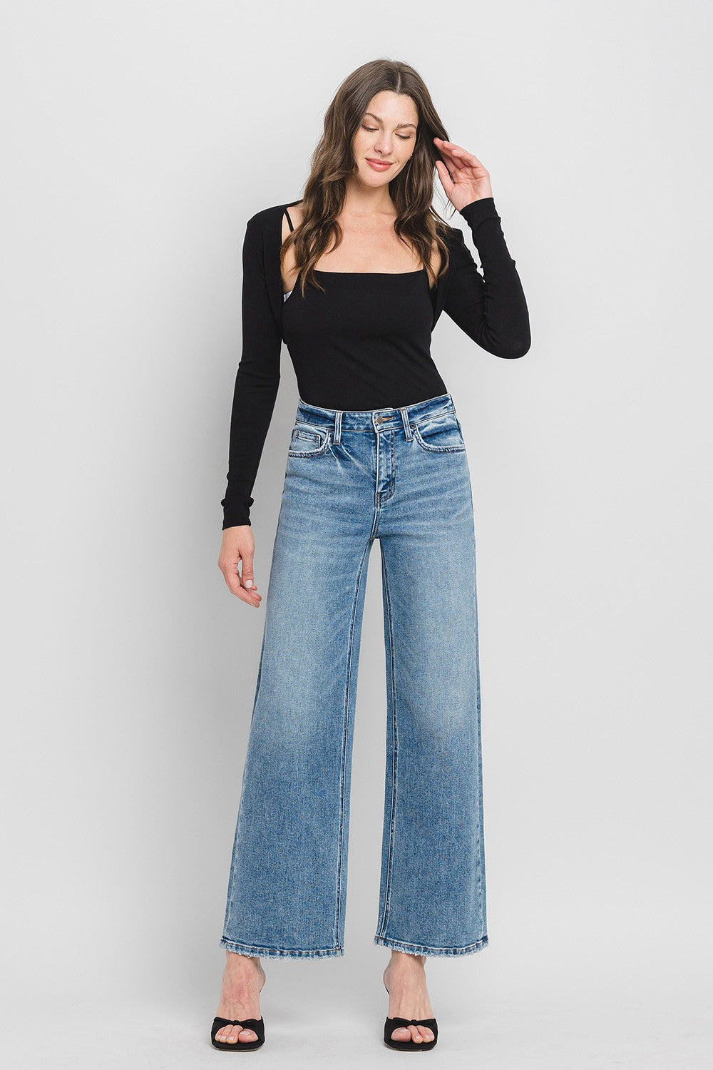 High Rise Loose Fit Jeans