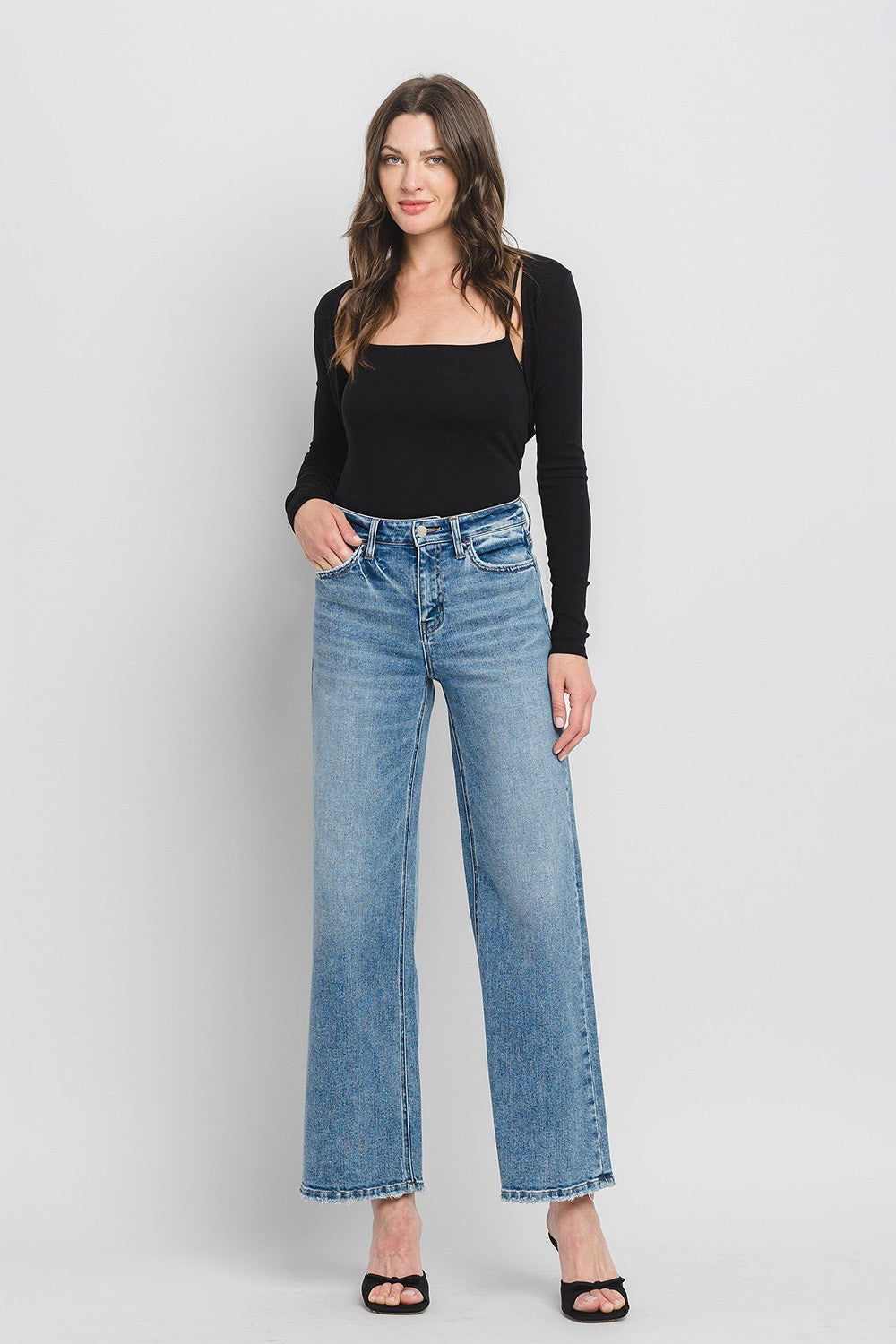 High Rise Loose Fit Jeans