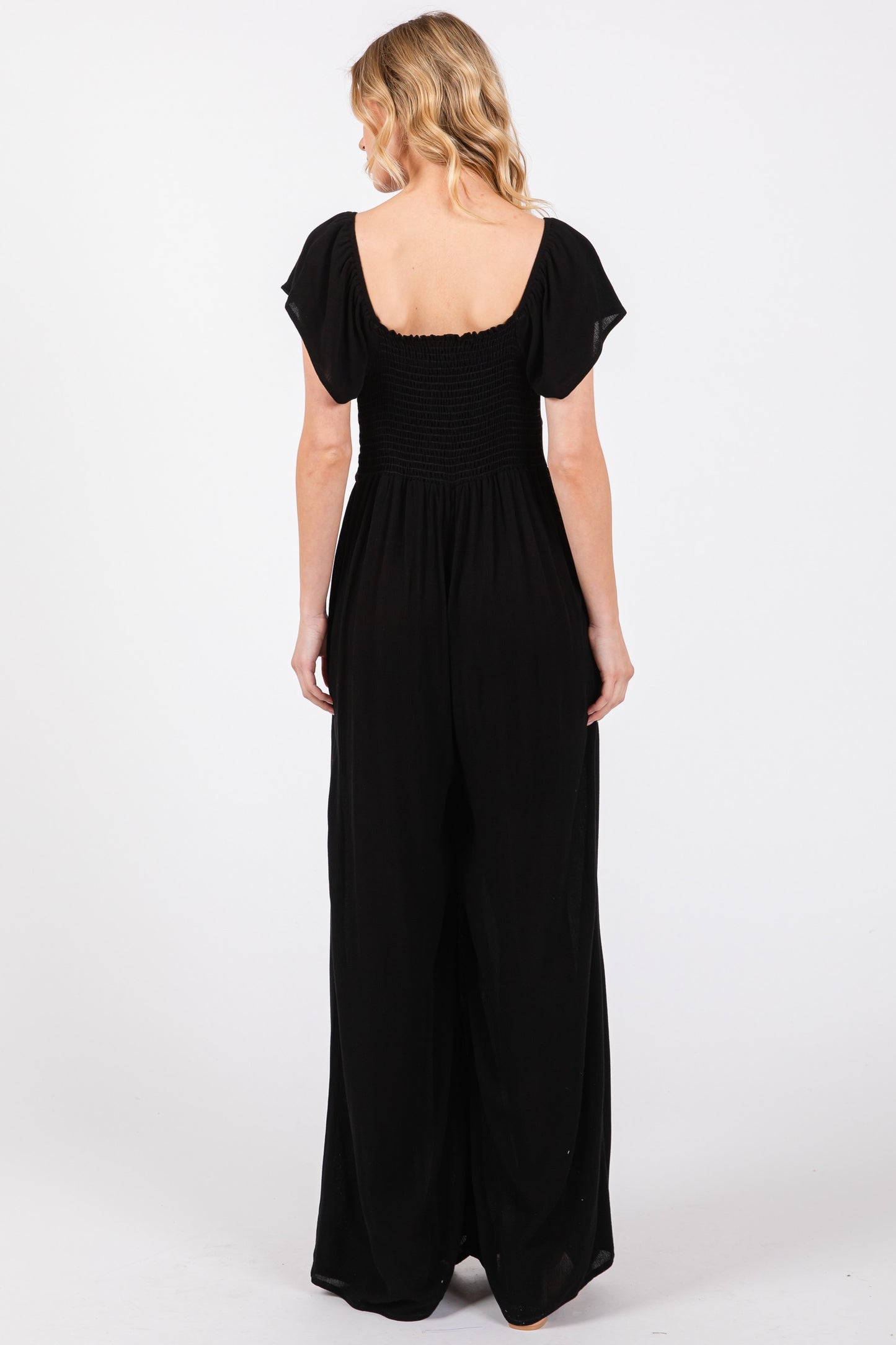 Front Tie Detail Jumpsuit