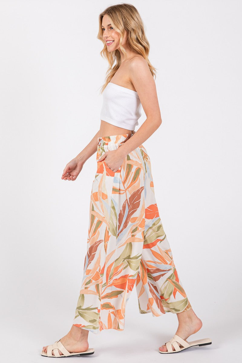 Woven Wide Leg Pants