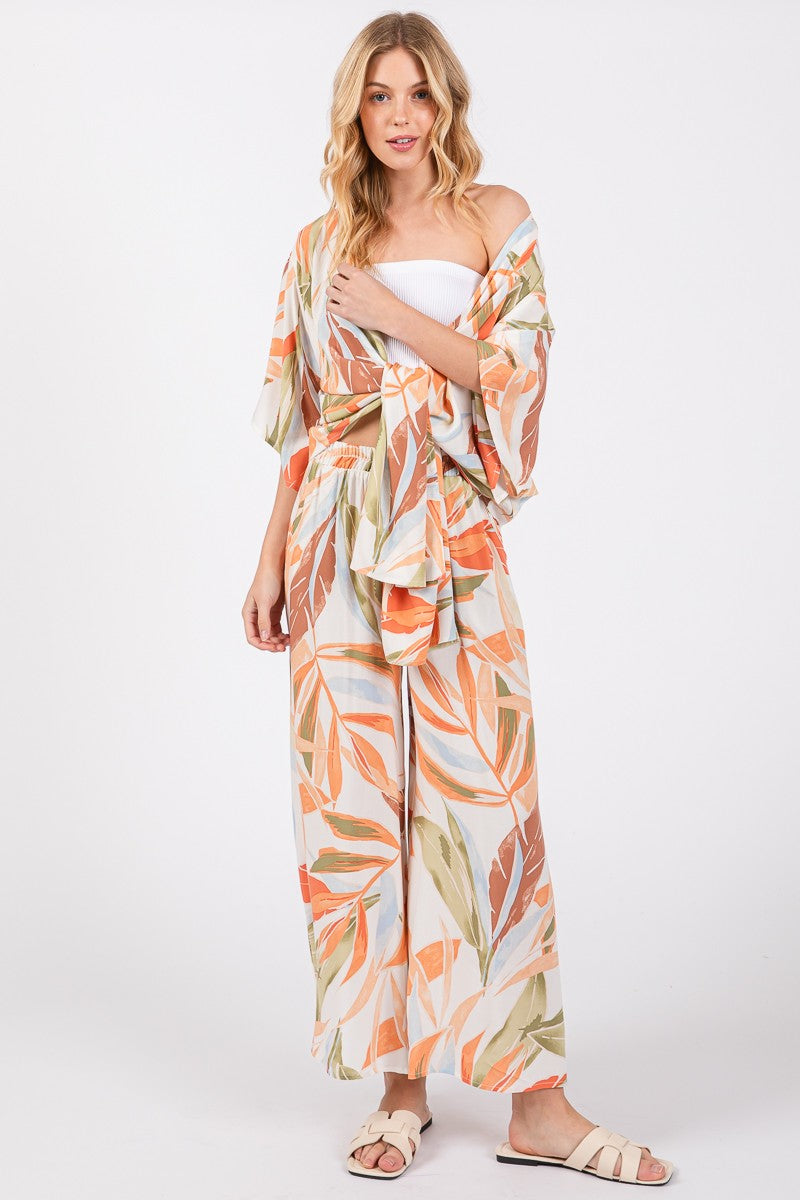 Woven Wide Leg Pants