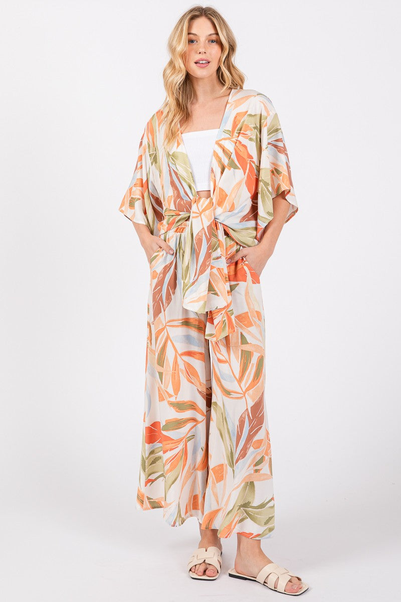 Woven Wide Leg Pants