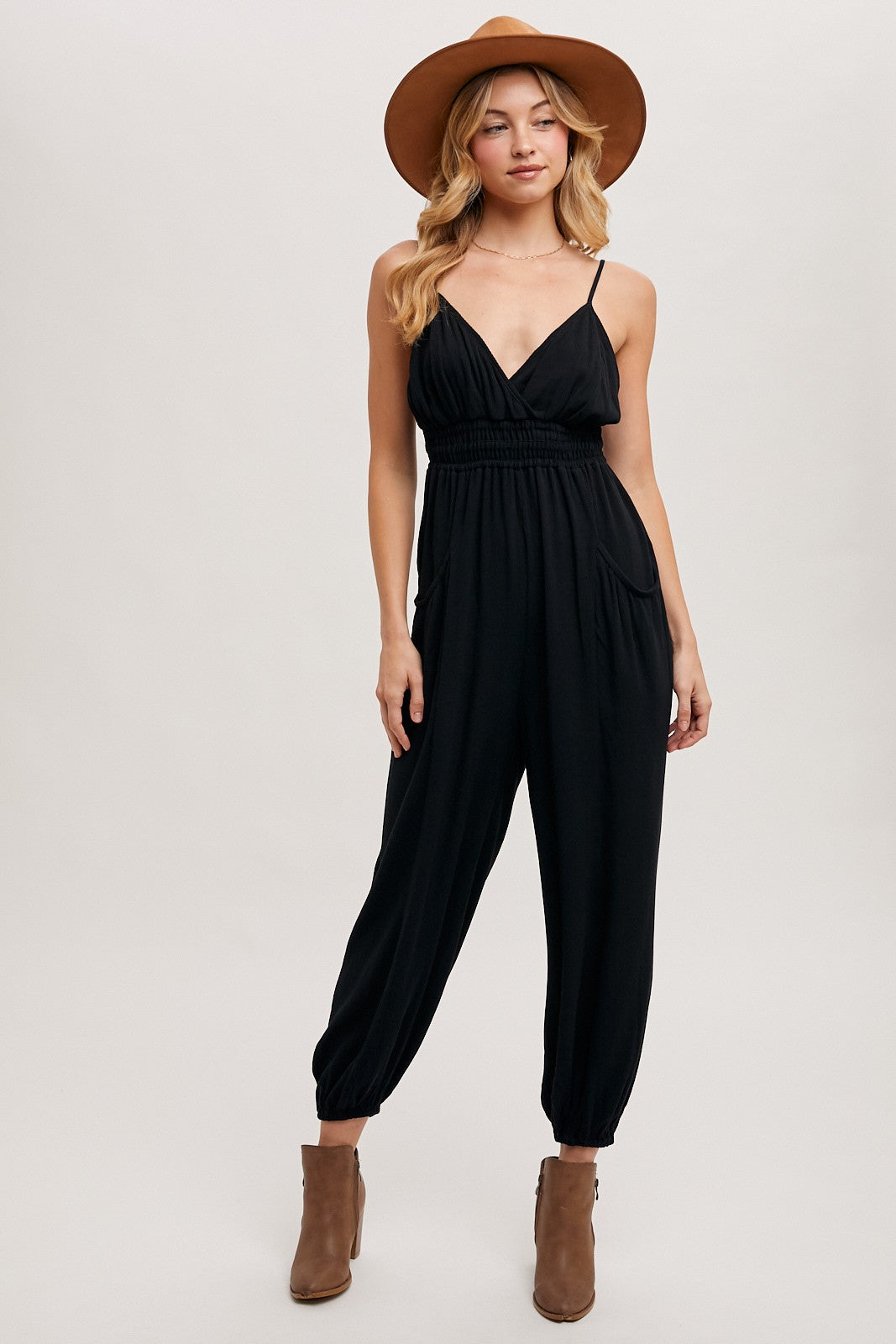 Adjustable Smock Jumpsuit