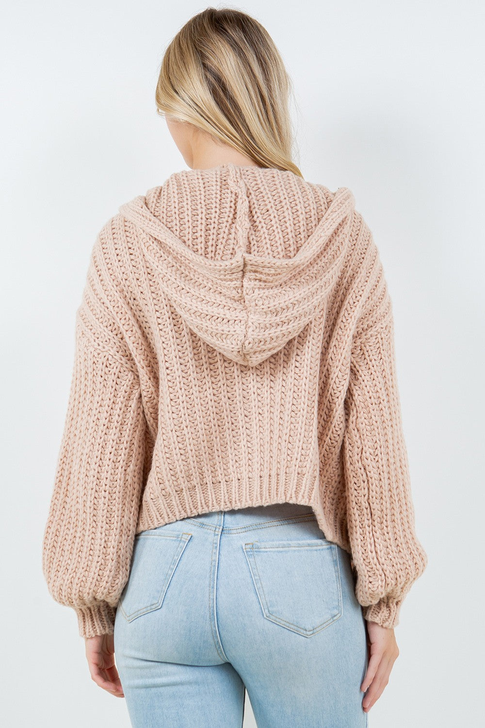 Knit Open Front Cardigan