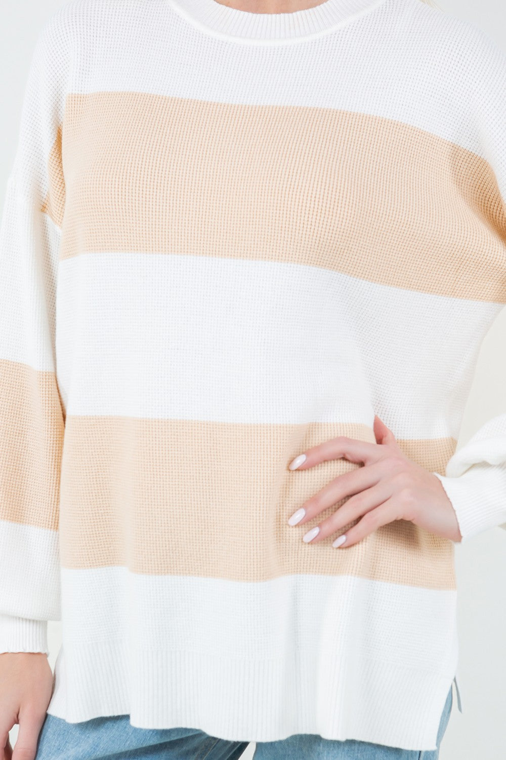 Striped Pullover Sweater