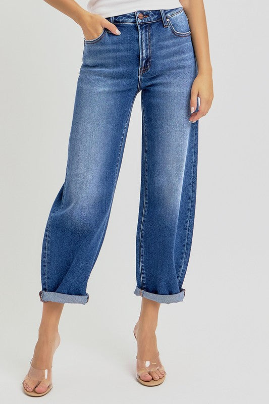 HR Crop Denim