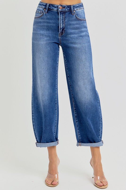 HR Crop Denim