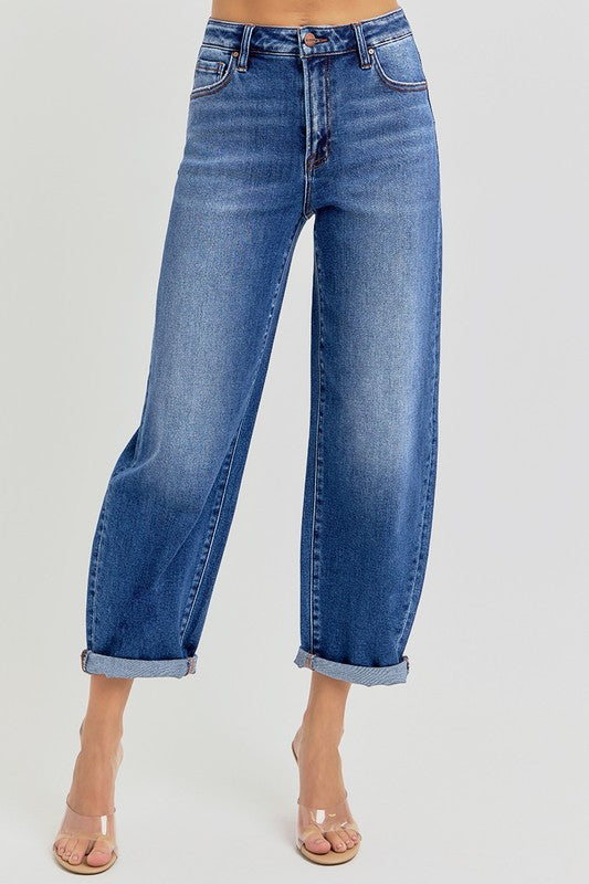 HR Crop Denim