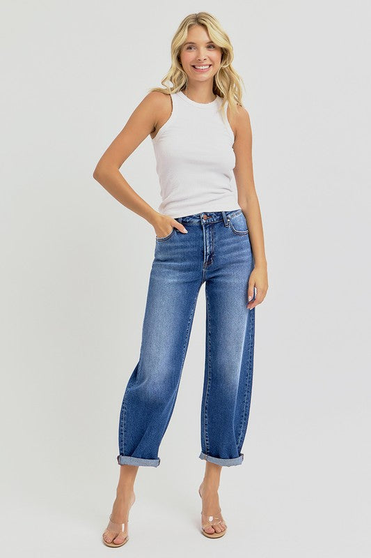 HR Crop Denim