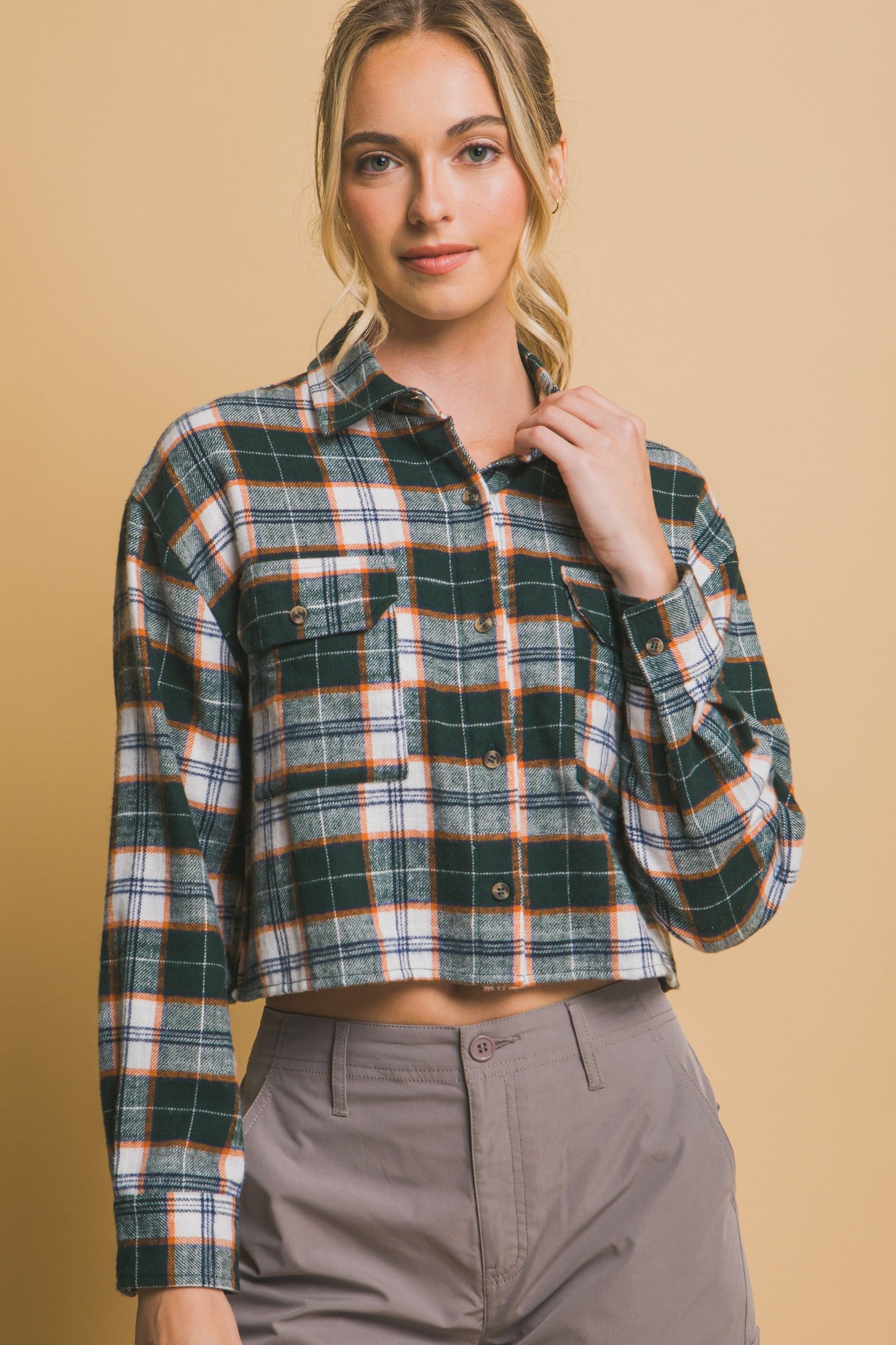 Plaid Button Down Shirt