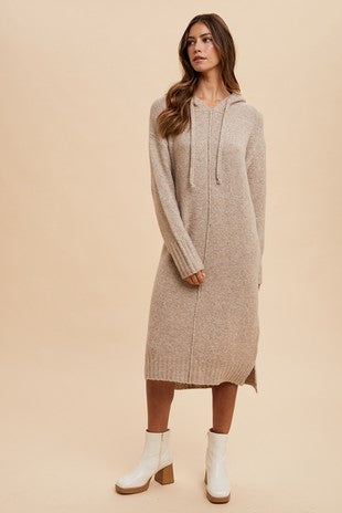 Loose Fit Hoodie Dress