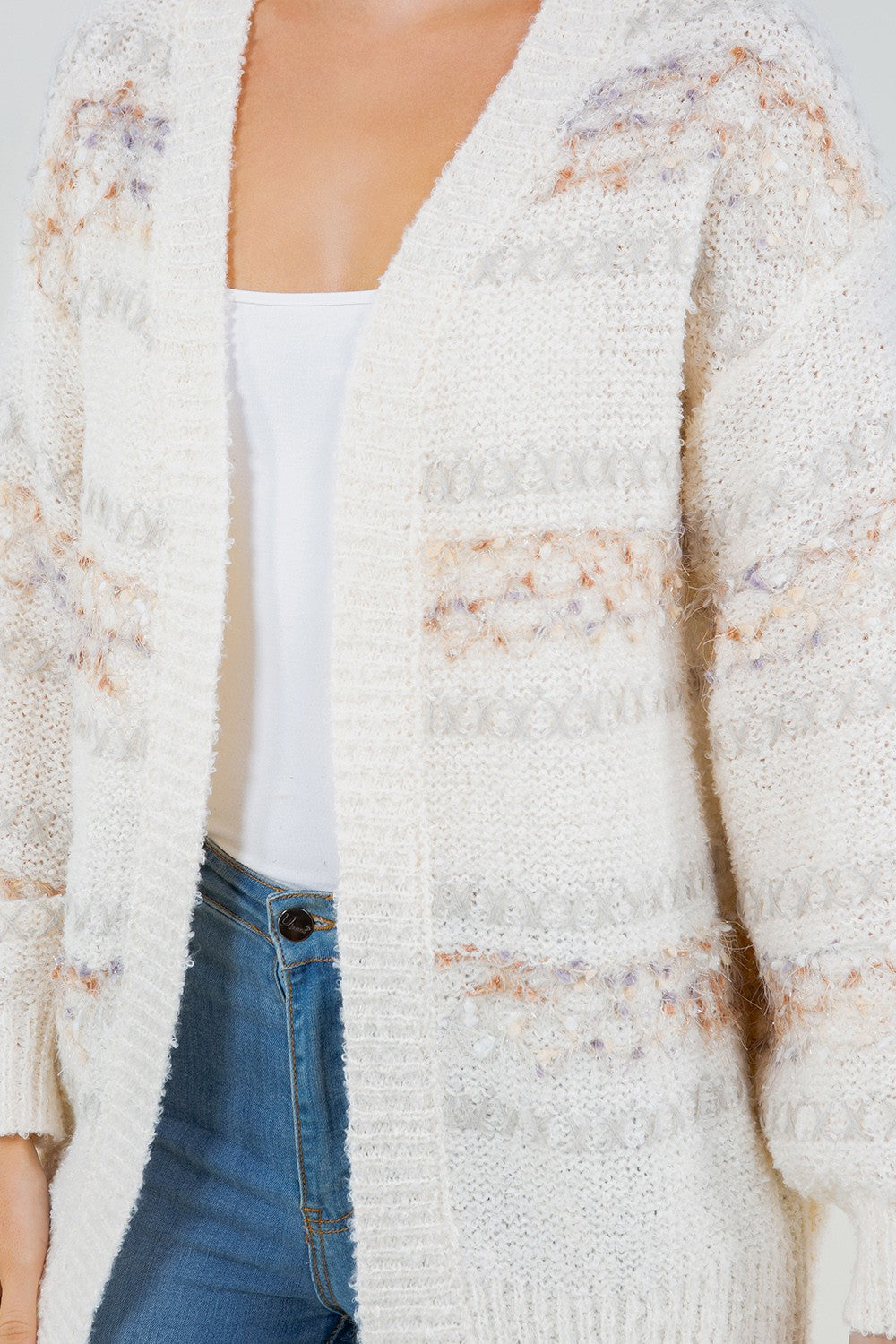 Knit Pattern Cardigan