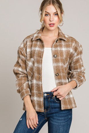 Plaid Oversized Shacket