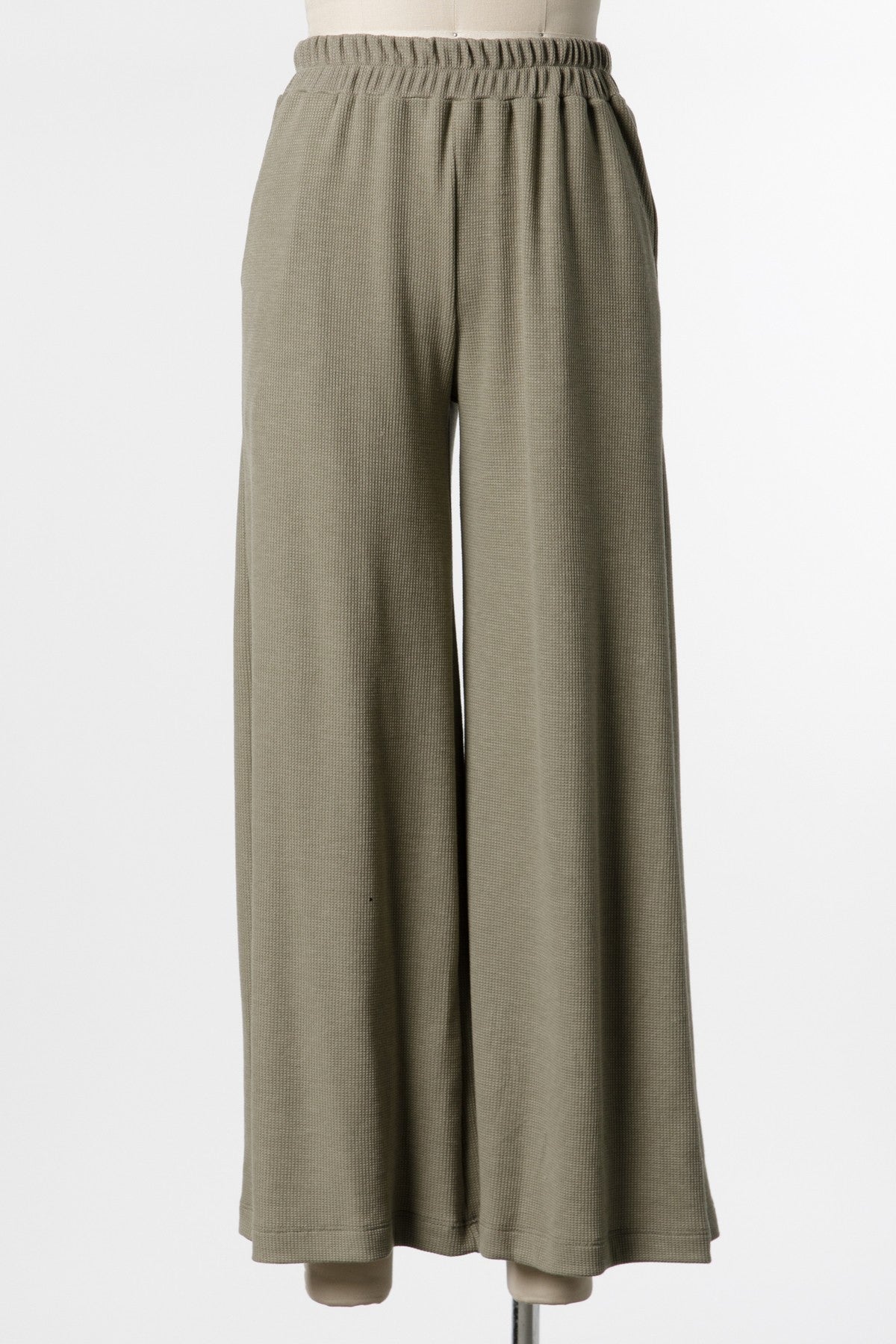 Thermal Wide Leg Pants