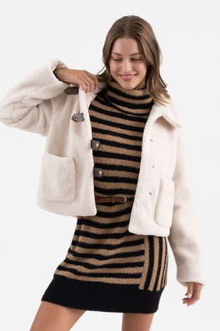 Oversize Teddy Jacket
