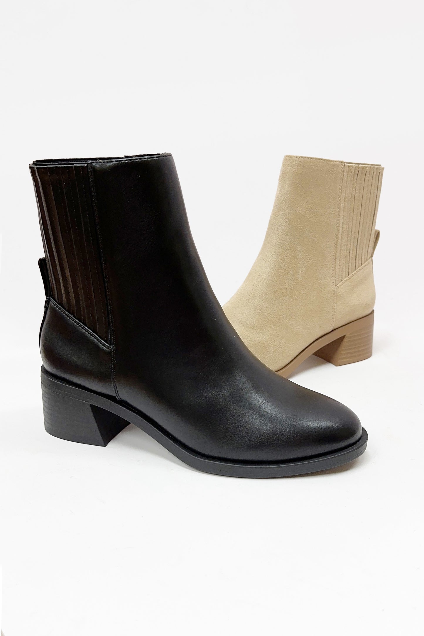 Almond Toe Chelsea Bootie