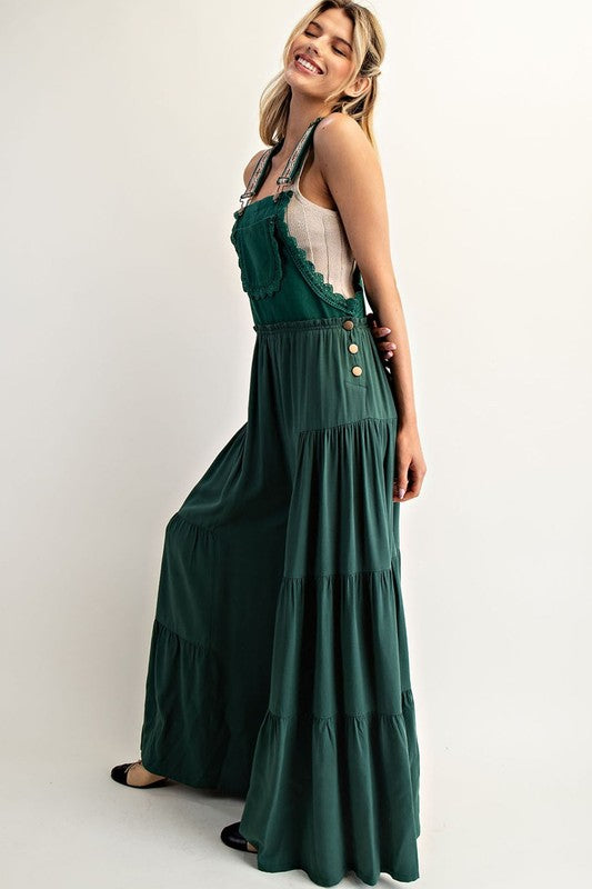 Lace Trim Jumpsuit