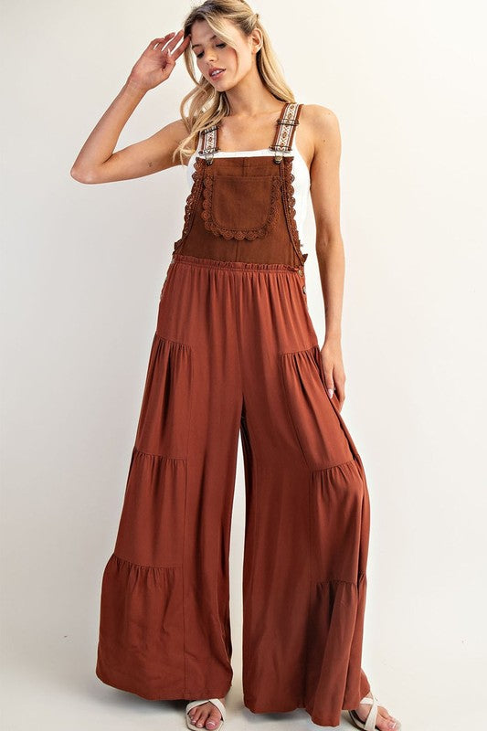 Lace Trim Jumpsuit